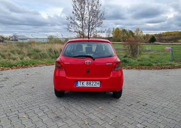 Toyota Yaris cena 15333 przebieg: 119468, rok produkcji 2008 z Kielce małe 92